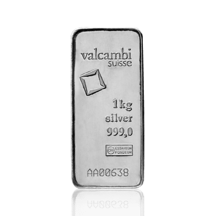 Valcambi Silver Bars