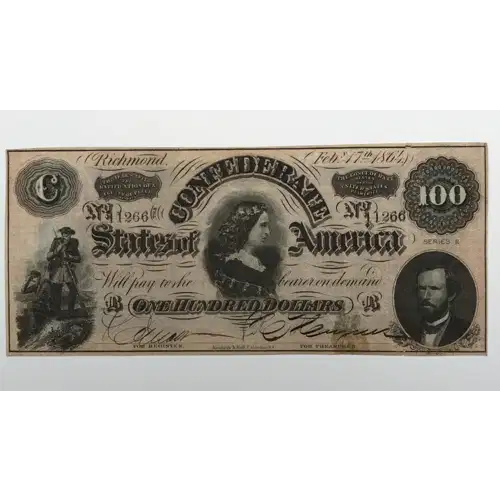 $100   Issues of the Confederate States of America CS-65 (2)