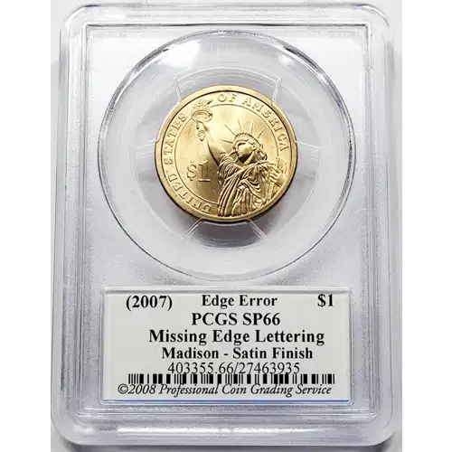 (2007) $1 Missing Edge Lettering Madison - Satin Finish Edge Error (4)