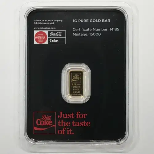 - 1 Gram Gold Diet Coke Coca-Cola generic (3)