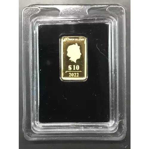 2022 0.5 g (1/2 gram) Gold Libertad MFB Solomon Islands $10 - Old