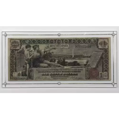 $1 1896 Small Red with rays Silver Certificates 224