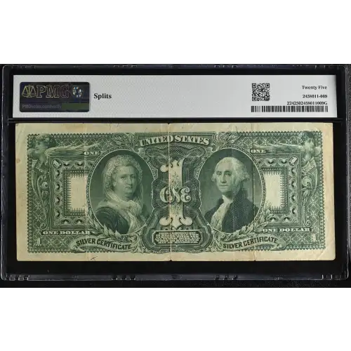 $1 1896 Small Red with rays Silver Certificates 224 (2)