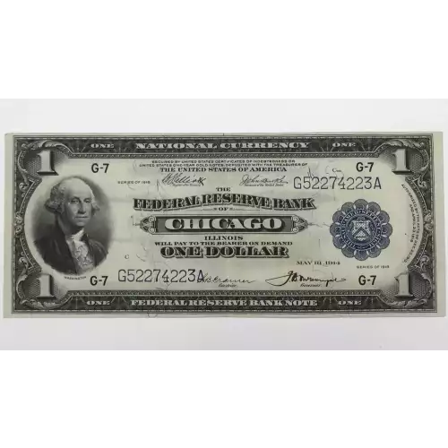 $1 1918  Federal Reserve Bank Notes 729