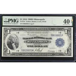 $1 1918  Federal Reserve Bank Notes 734