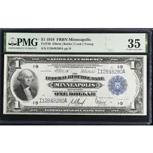 $1 1918  Federal Reserve Bank Notes 736