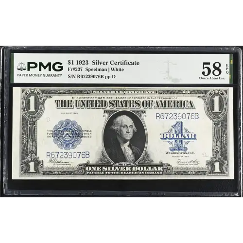 $1 1923 Blue Silver Certificates 237