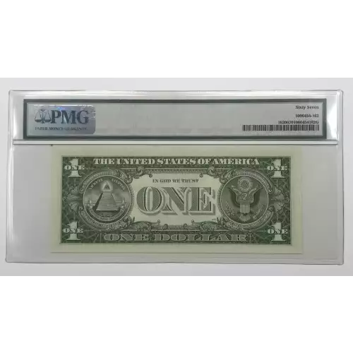 $1 1957-A blue seal. Small Silver Certificates 1620