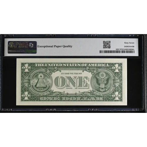$1 1957-B blue seal. Small Silver Certificates 1621* (3)