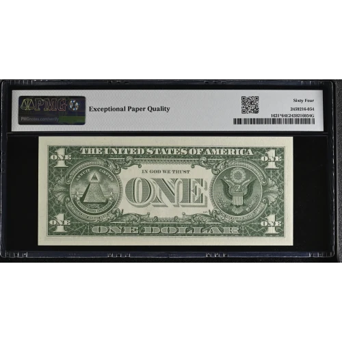 $1 1957-B blue seal. Small Silver Certificates 1621* (3)