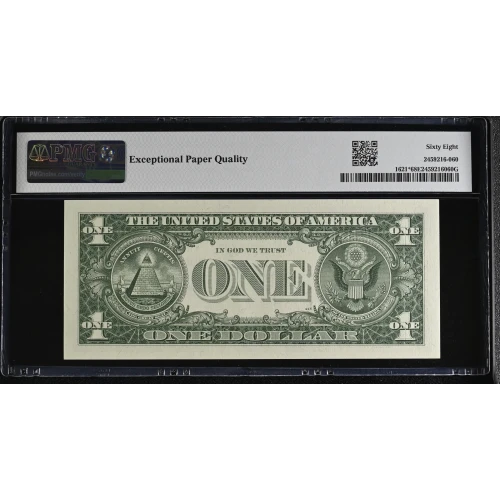 $1 1957-B blue seal. Small Silver Certificates 1621* (3)