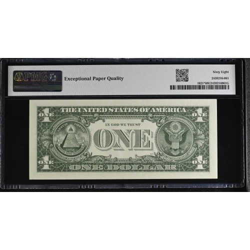 $1 1957-B blue seal. Small Silver Certificates 1621* (3)