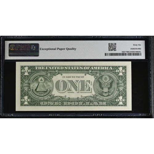 $1 1957-B blue seal. Small Silver Certificates 1621* (3)
