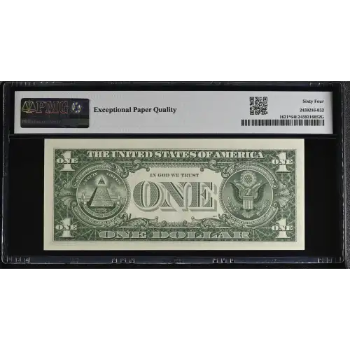 $1 1957-B blue seal. Small Silver Certificates 1621* (3)