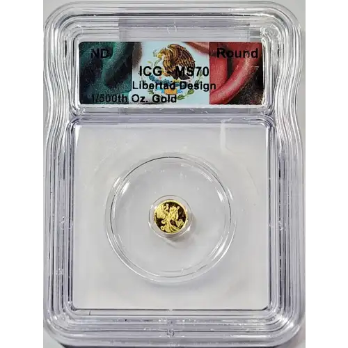 1/500 oz Gold (BAR/ROUND) (2)