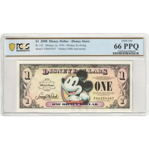 $1 Disney Dollar (2)