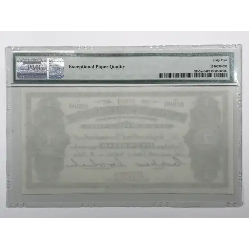 1 Dollar 1901-1908, 1901 Cash Note Issue s. Specimen Newfoundland A7 (2)