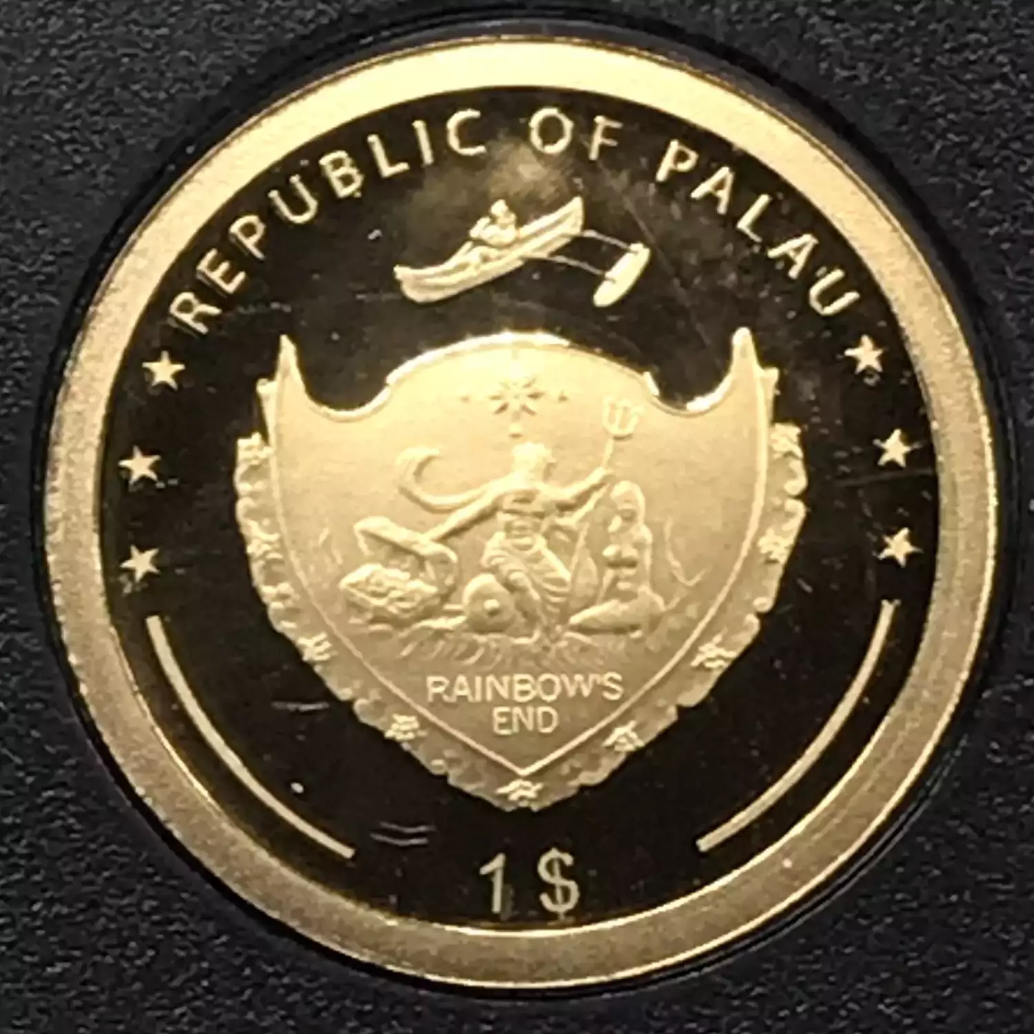 2025 1 Gram Gold Palau Four Leaf Clover Good Luck - Old Pueblo Coin