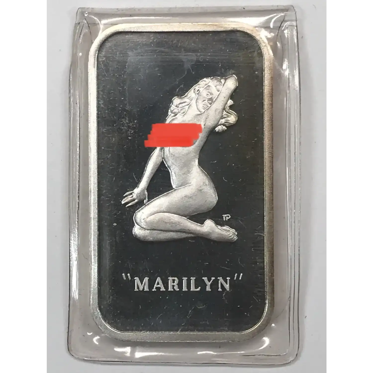 1973 1 oz Silver Bar Marilyn Monroe Colonial Mint - Old Pueblo Coin