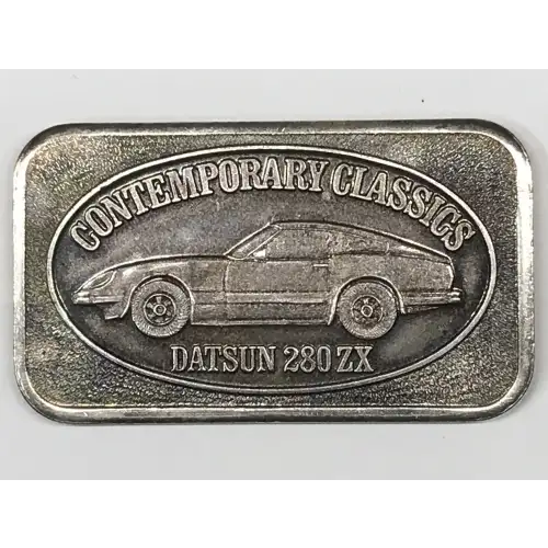 1 oz Silver Bar DATSUN 280 ZX Nissan Car Contemporary Classics