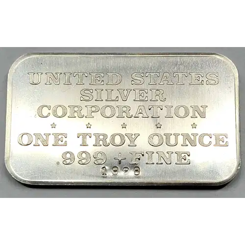 1 oz Silver Bar generic