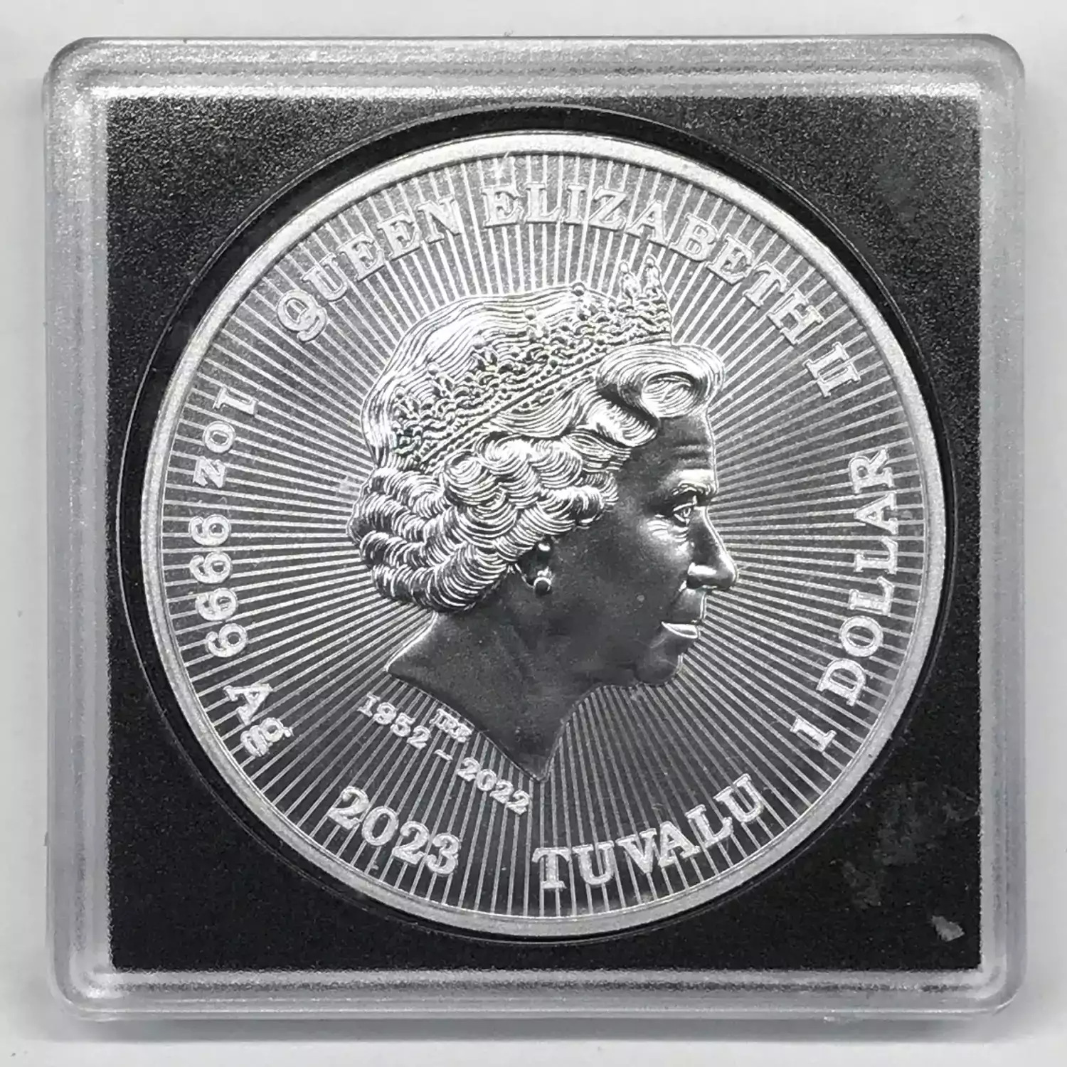 2023 1 oz Silver Tuvalu Land Defenders of Liberty $1 - Old