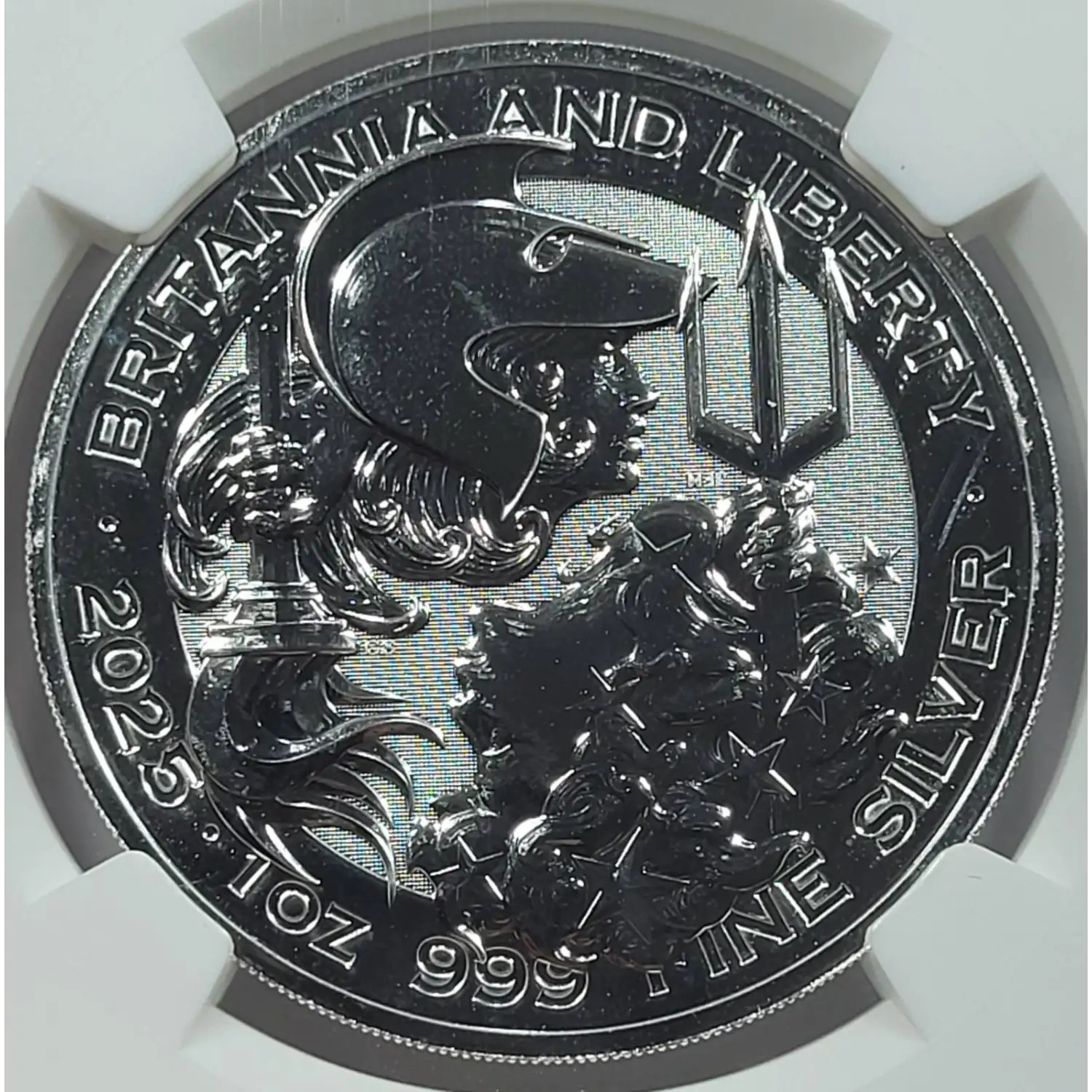 2025 1 oz Silver NGC MS-69 Great Britain 2 Pounds Britannia