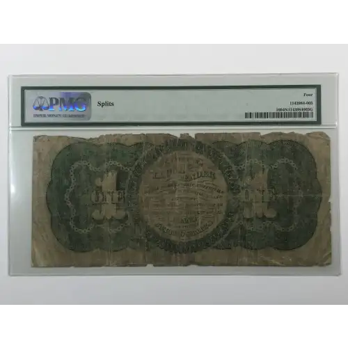 $1 Series 174-234 at left. No ABNCo monogram. No green patent date. Type 2; Red Seal Legal Tender Issues 16 (2)