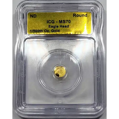 1/500 oz Gold (BAR/ROUND) (3)