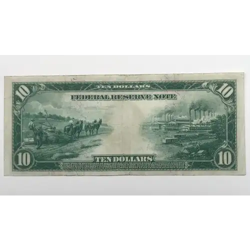 $10 1914 Blue Seal Federal Reserve Notes 914