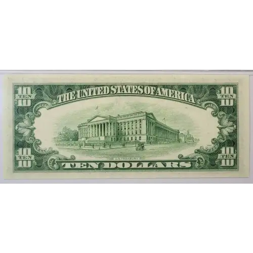 $10 1950-B.  Small Size $10 Federal Reserve Notes 2012-K (4)