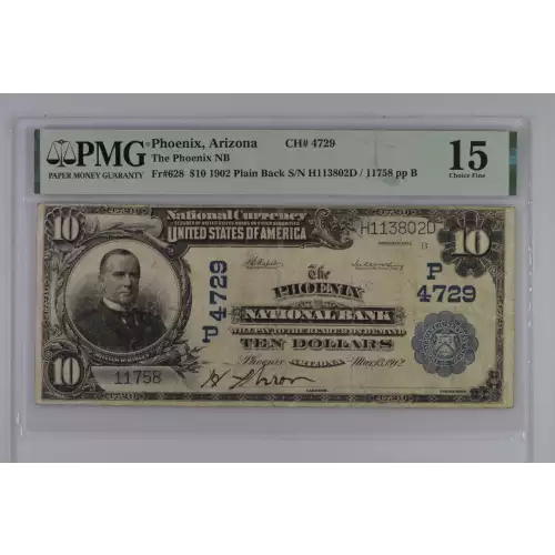 $10  Blue Seal Third Charter Period 628