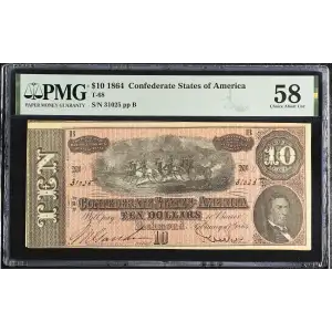 $10   Issues of the Confederate States of America CS-68