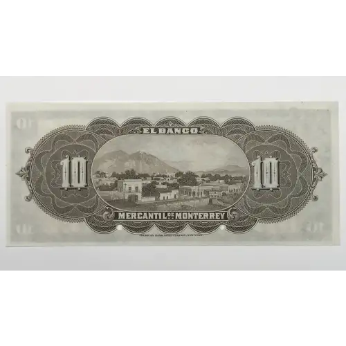 10 Pesos 1906; 1911, 1900-11 ISSUE S. Specimen. Series T, ND. Mexico S353A (2)