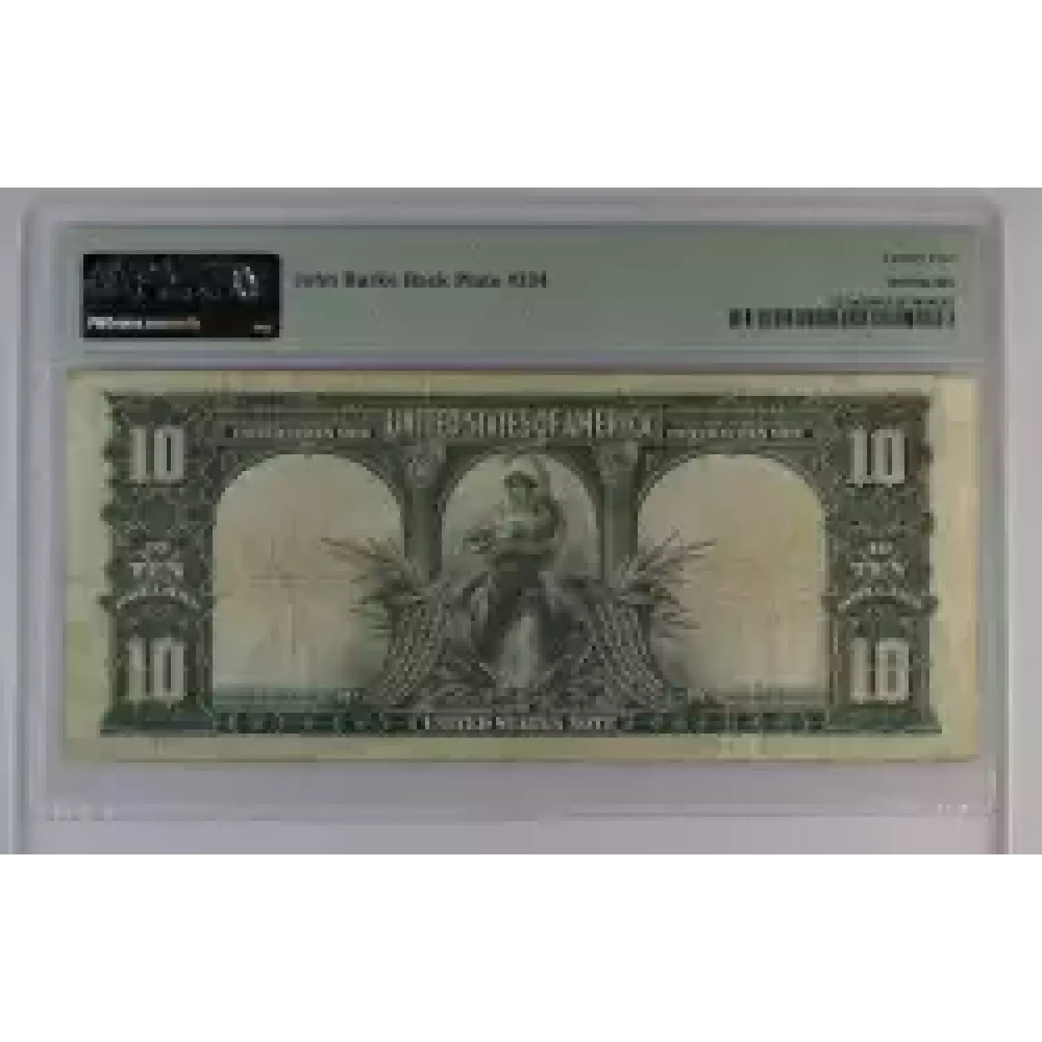 $10  Small Red, scalloped Legal Tender Issues 121m (4)