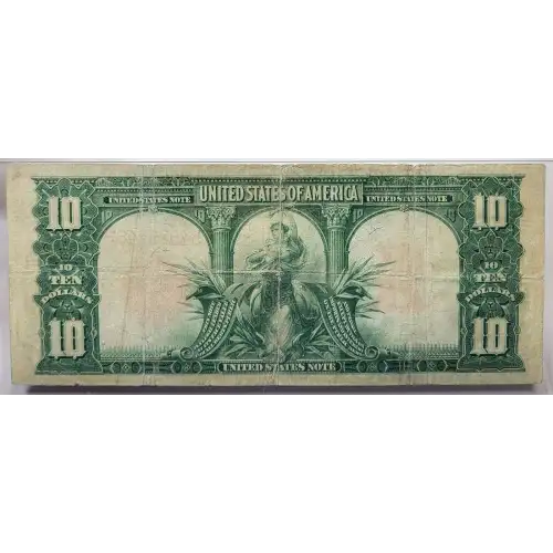 $10  Small Red, scalloped Legal Tender Issues 122 (4)