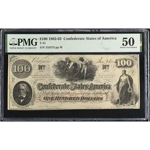 $100   Issues of the Confederate States of America CS-41