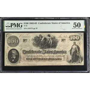 $100   Issues of the Confederate States of America CS-41