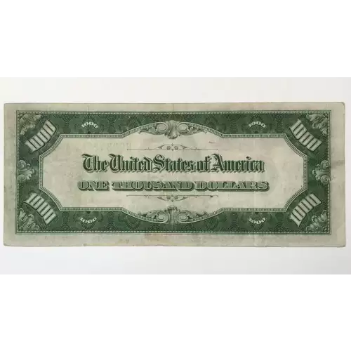 $1,000 1934-A.  High Denomination Notes 2212-B