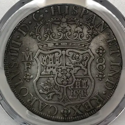 1767 Mo MF MEXICO Silver 8 REALES PCGS XF Details (3)