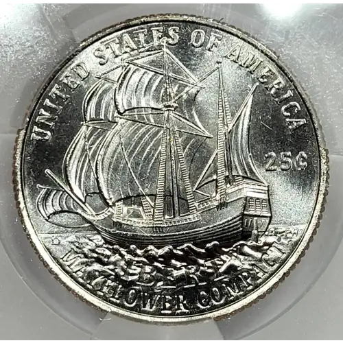 1776~2026-D Mayflower Compact 25c