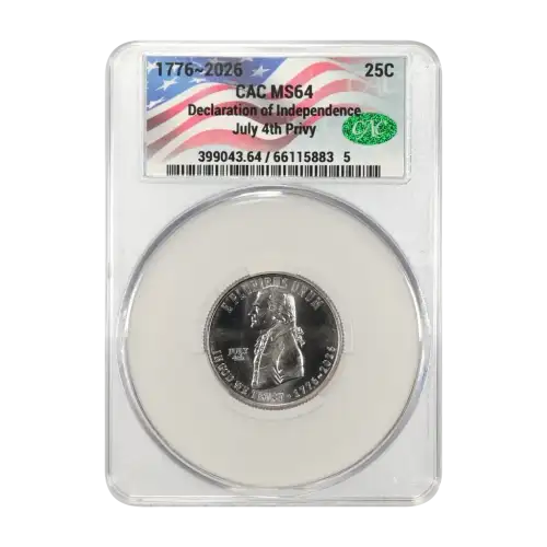 1776~2026 Declaration of Independence 25c July 4th Privy (2)