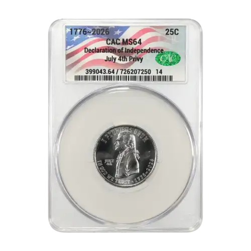 1776~2026 Declaration of Independence 25c July 4th Privy (2)