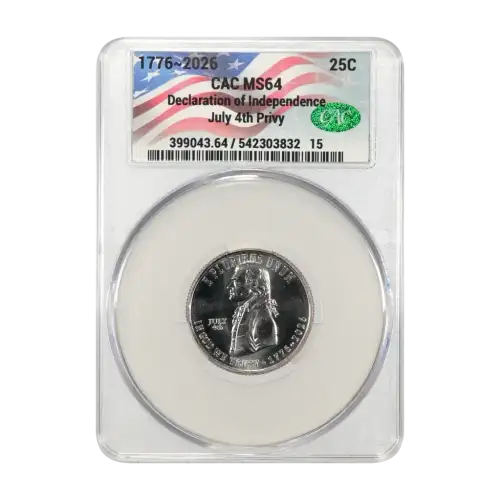 1776~2026 Declaration of Independence 25c July 4th Privy (2)