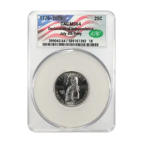 1776~2026 Declaration of Independence 25c July 4th Privy (2)