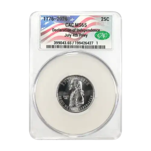 1776~2026 Declaration of Independence 25c July 4th Privy (2)