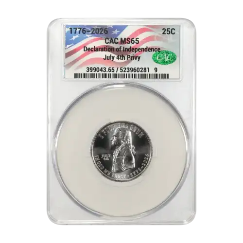 1776~2026 Declaration of Independence 25c July 4th Privy (2)