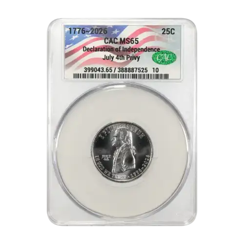 1776~2026 Declaration of Independence 25c July 4th Privy (2)