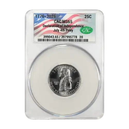 1776~2026 Declaration of Independence 25c July 4th Privy (2)