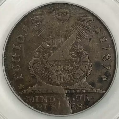 1787 Fugio 1C States United, 4 Cinq, BN